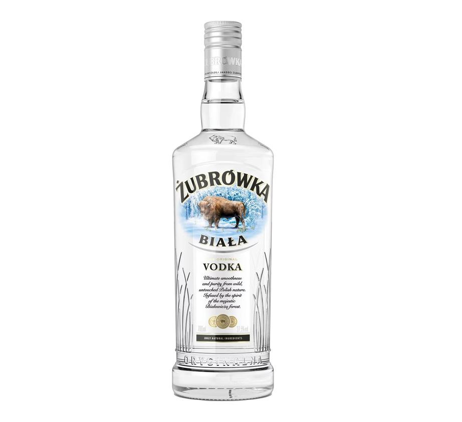 Fles Zubrowka Biała 37.5% 70cl
