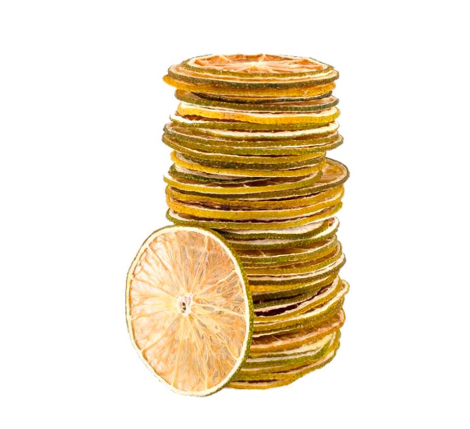 Limoen Gedroogd 100g circa 130 stuks