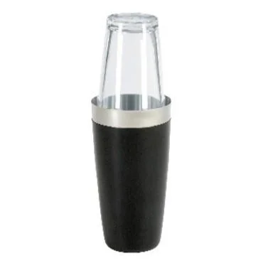 Boston Shaker with Mixing Glass and vynil cover - stainless