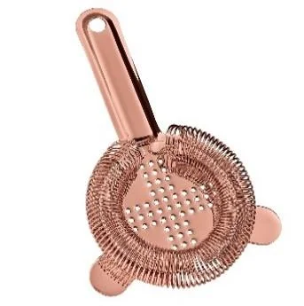 2 Prong Cocktail Strainer - color copper